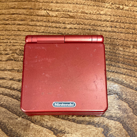 Gameboy Advance SP: Red