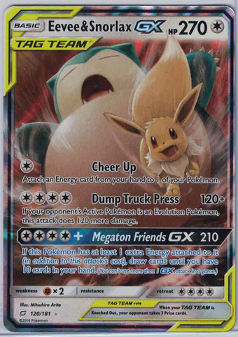 Eevee & Snorlax Tag Team GX