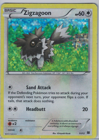 Zigzagoon(Glitter Holo)