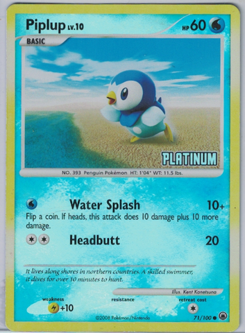 Piplup(Burger King Promo Foil)
