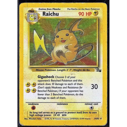 Raichu Holographic - The Frugal Dutchman