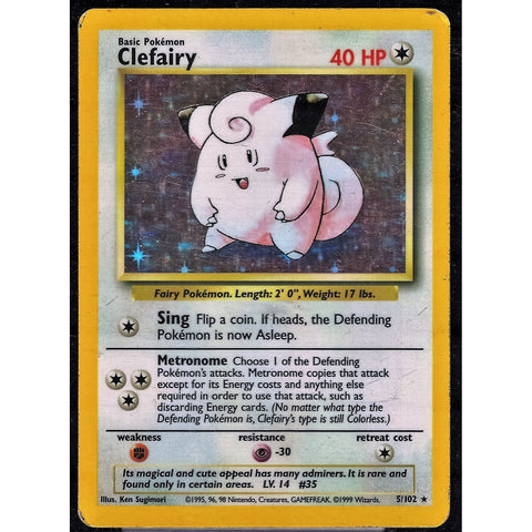 Clefairy Holographic - The Frugal Dutchman