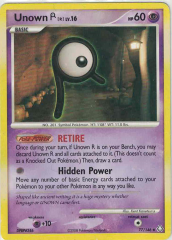 Unown R