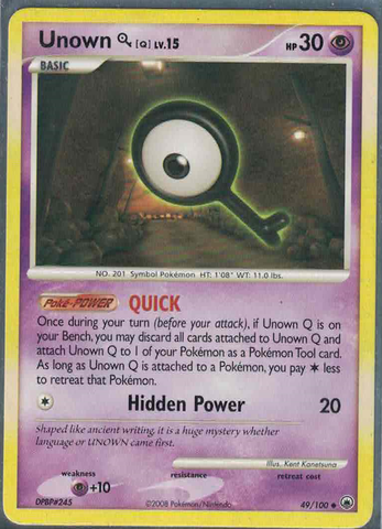 Unown Q