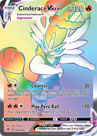 Cinderace Vmax(Rainbow Rare)