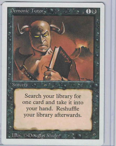 Demonic Tutor(Revised)