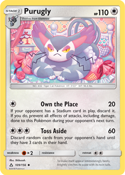 Purugly: Ultra Prism 109/156