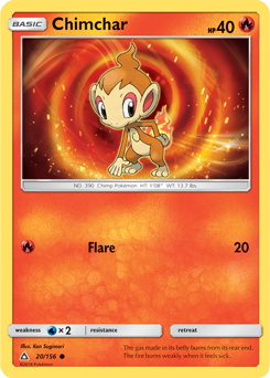 Chimchar: Ultra Prism 20/156