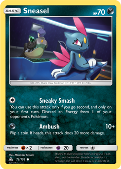 Sneasel: Ultra Prism 73/156