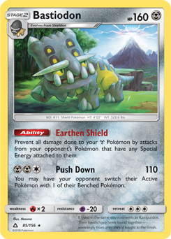 Bastiodon: Ultra Prism 85/156