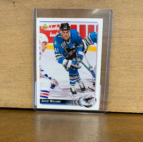 David Williams: San Jose Sharks(1992)