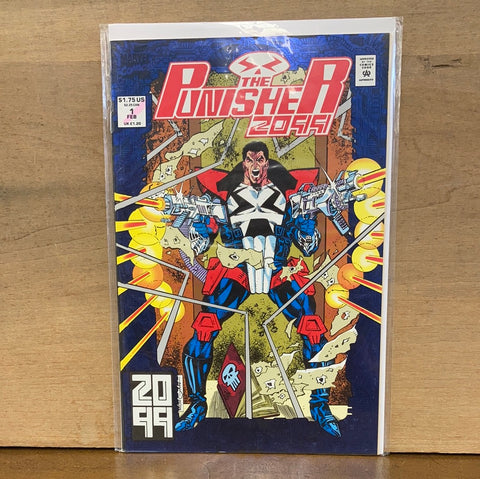 Punisher 2099 #1(Key Issue: 1st App Punisher 2099, Kron Stone(Eventual Venom 2099)) - The Frugal Dutchman