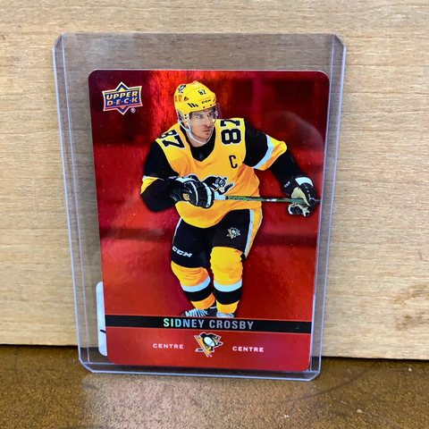 Sidney Crosby: Pittsburgh Penguins(2019/20) Red Die Cut