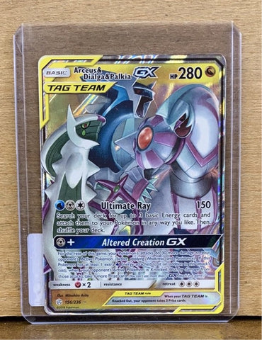 Arceus & Dialga & Palkia Tag Team GX