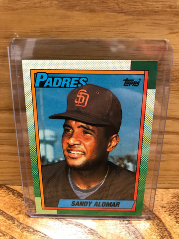 Sandy Alomar(San Diego Padres) 1990 Topps #353