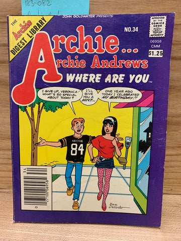Archie Archie Andrews Where Are You #34