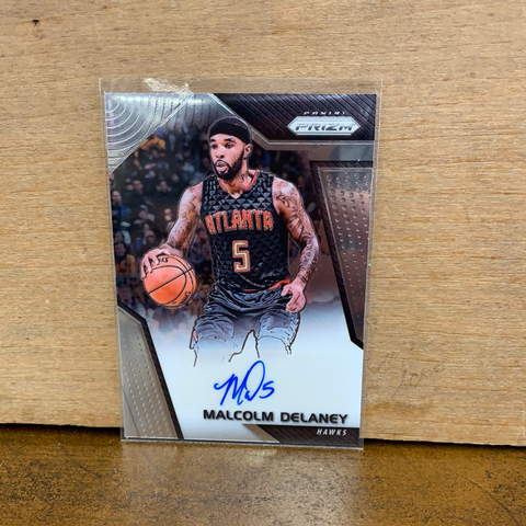 Malcolm Delaney: Atlanta Hawks(2017/18) Prizm Signatures #SG-MD