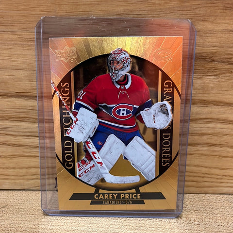Carey Price(2020-21) Gold Etchings #G-9