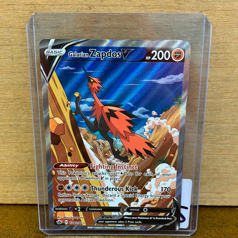 Galarian Zapdos V(Alternate Full Art)