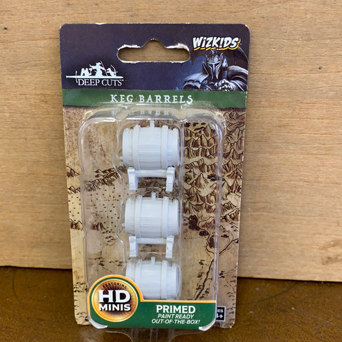 Deep Cuts Unpainted Miniatures: Keg Barrels
