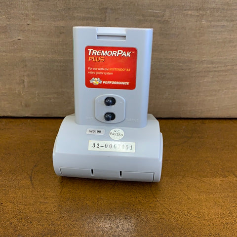 Nintendo 64 TremorPak Plus w/ Memory Card