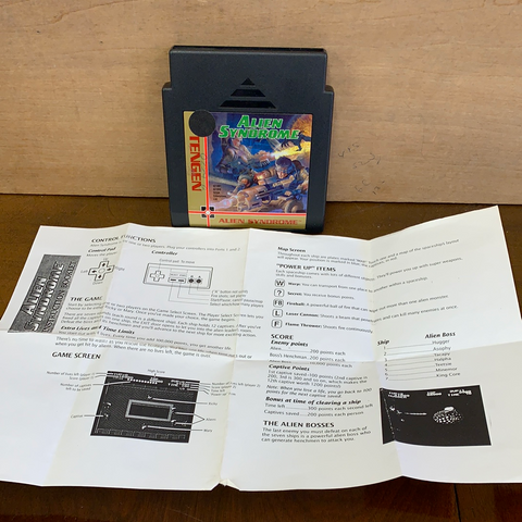 Alien Syndrome(With Manual)