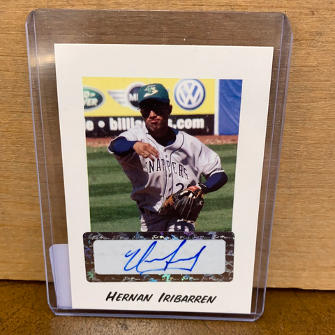 Hernan Iribarren:Beloit Snappers(2004) #40(Autographed)
