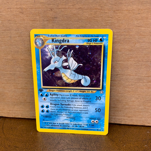 Kingdra(1st Edition Holo) *Crease