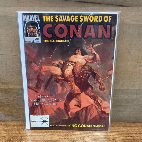 Savage Sword of Conan #205