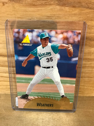 Dave Weathers(Florida Marlins) 1995 Pinnacle #55