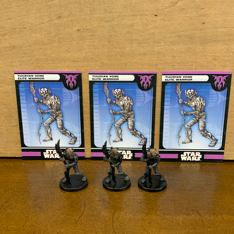 Yuuzhan Vong Elite Warrior 57/60(Set of 3)