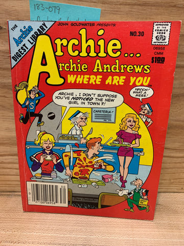Archie Archie Andrews Where Are You #30