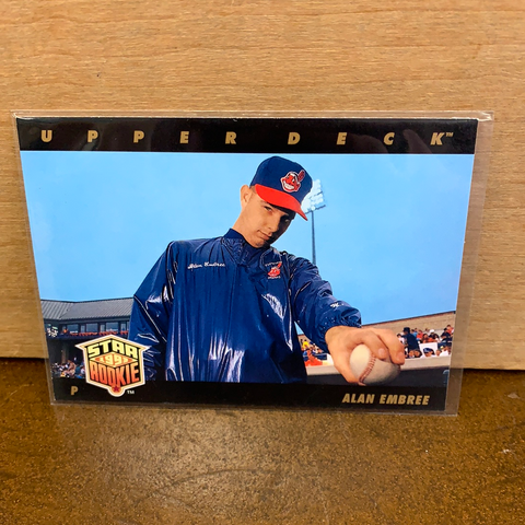 Alan Embree: Cleveland Indians(1993) #12 Rookie