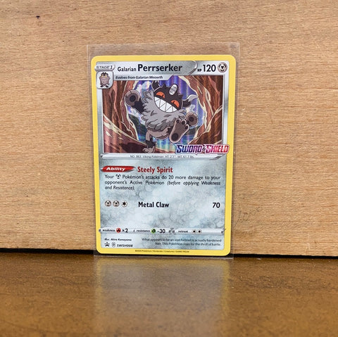Galarian Perrserker(Prerelease Promo)