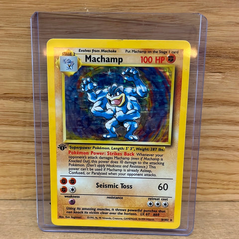Machamp(Holo 1st Edition)