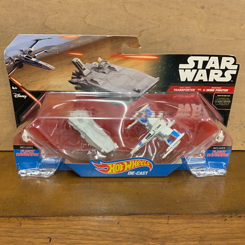 First Order Transporter Vs Resistance X-Wing Fighter