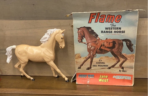 Johnny West Flame Palomino Horse(1965)