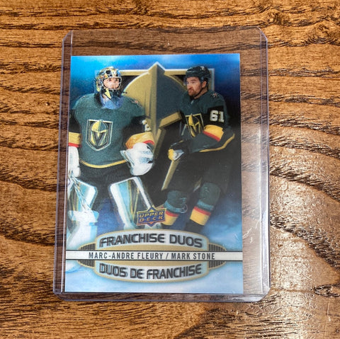 Marc-Andre Fleury/Mark Stone(2019-20) Franchise Duos #D-11
