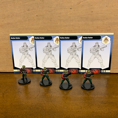 Rodian Raider 32/40(Set of 4)