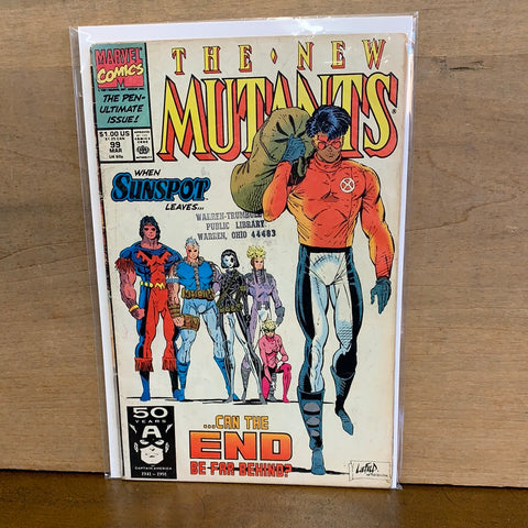 New Mutants #99(Key Issue: 1st App Shatterstar(Gaveedra Seven), Feral(Maria Callasanos), James Proudstar(as Warpath))