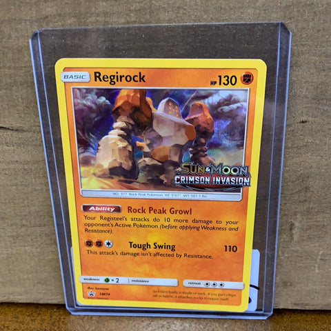 Regirock: Crimson Invasion Prerelease Promo
