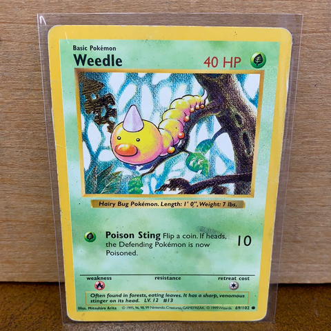 Weedle(Shadowless)