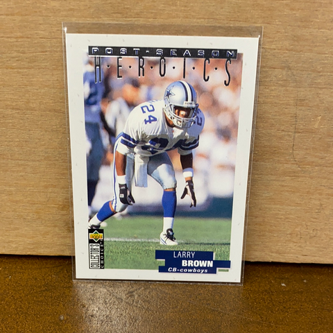 Larry Brown: Dallas Cowboys(1996) Collectors Choice #20