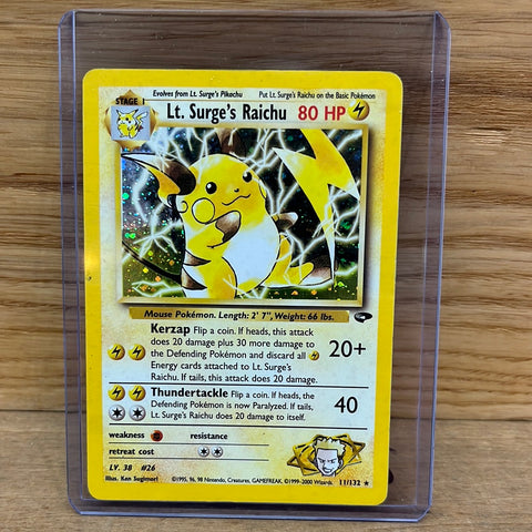 Lt Surge's Raichu(Holo)