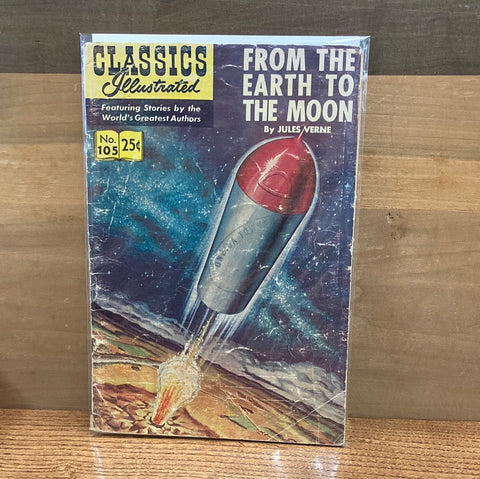 Classic Illustrated #105: From the Earth to the Moon