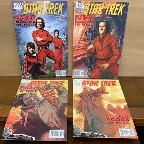 Star Trek: Khan Ruling in Hell #1-4(Complete Series)
