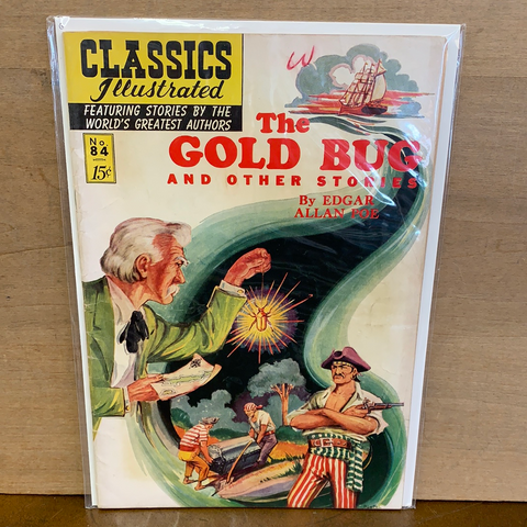 Classics Illustrated #84: The Gold Bug and Other Stories