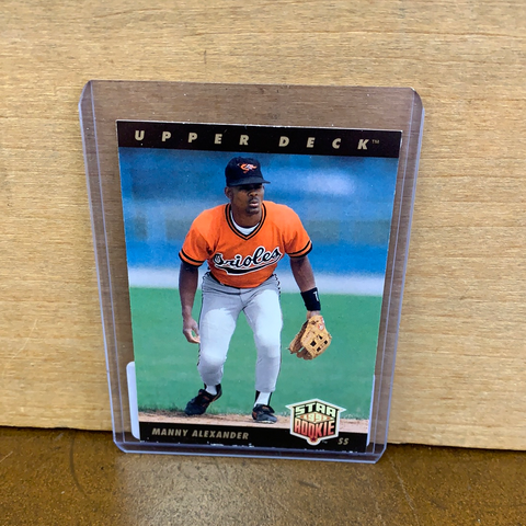 Manny Alexander: Baltimore Orioles(1993) #5 Rookie