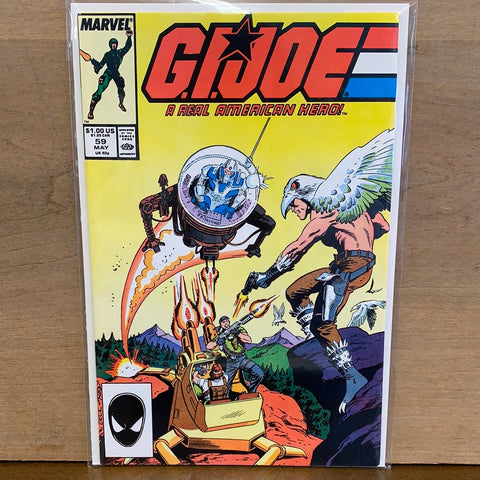 G.I.Joe a Real American Hero #59(Key Issue 1st App: Tunnel Rat(Nikki Lee), Jinx(Kimi Arashikage))