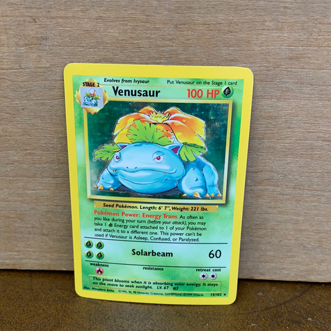 Venusaur(Holo) *Slight Curve
